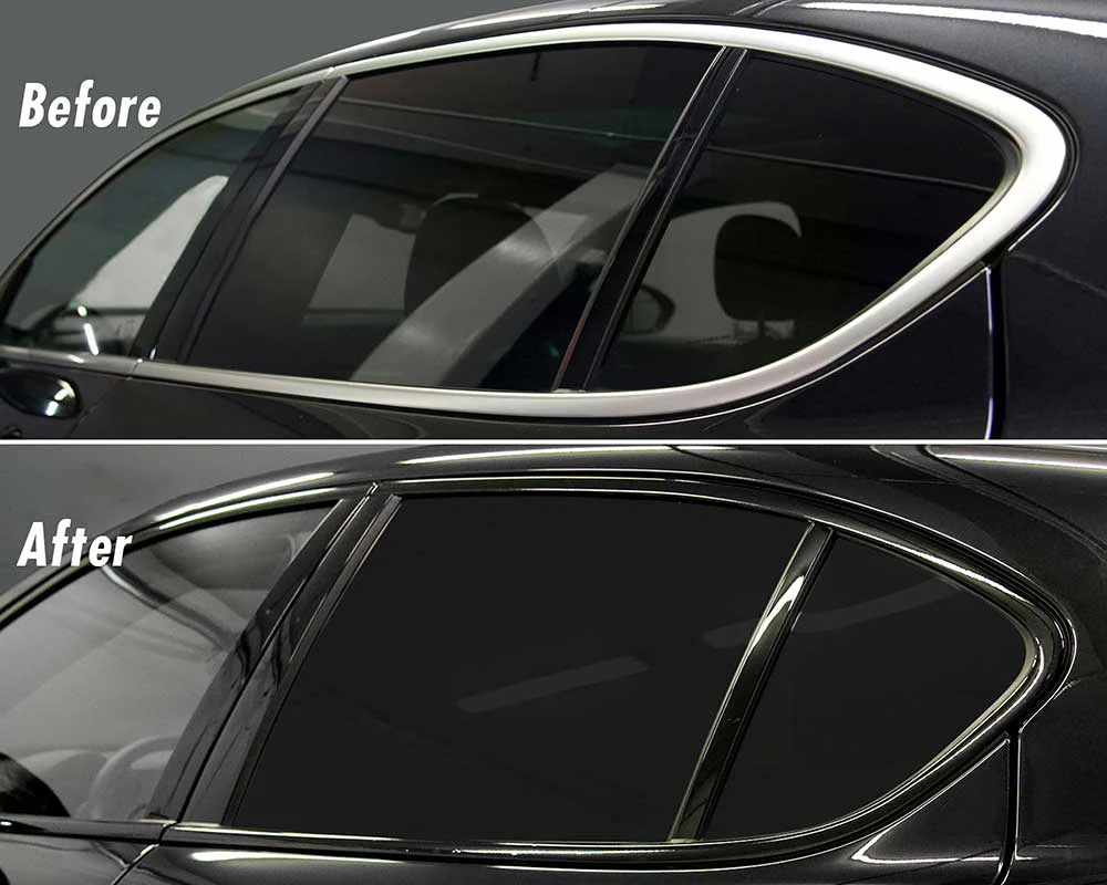 Glänzend schwarze Vinyl Wrap Strip Tape Car Wrap Folie – Bild 3