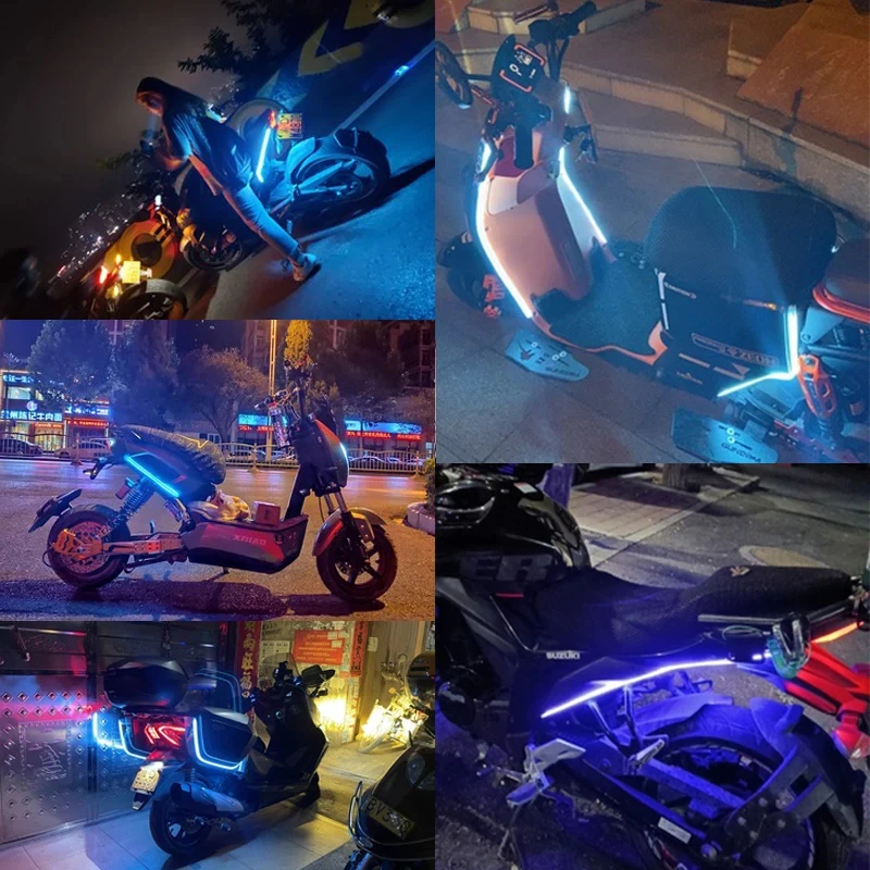 Motorrad Blinker Lichter LED Tagfahrlicht Rücklicht DRL (2 Stück) – Bild 6