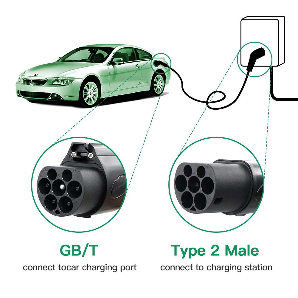 Typ2 bis GBT EV Ladekabel passen GBT Standard Autos Laden nehmen Strom – Bild 4