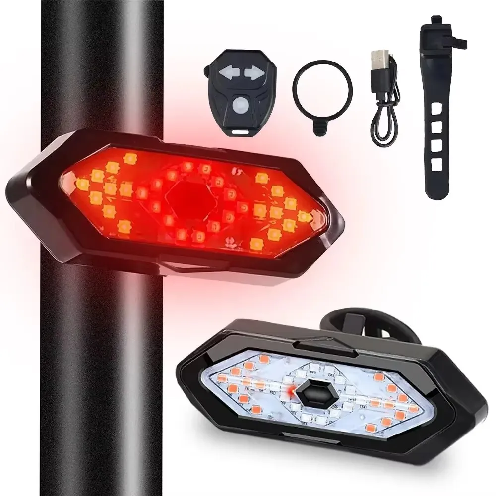 Kabellose Fernbedienung Rücklicht Fahrrad-Rücklicht Mountainbike-Licht – Bild 4
