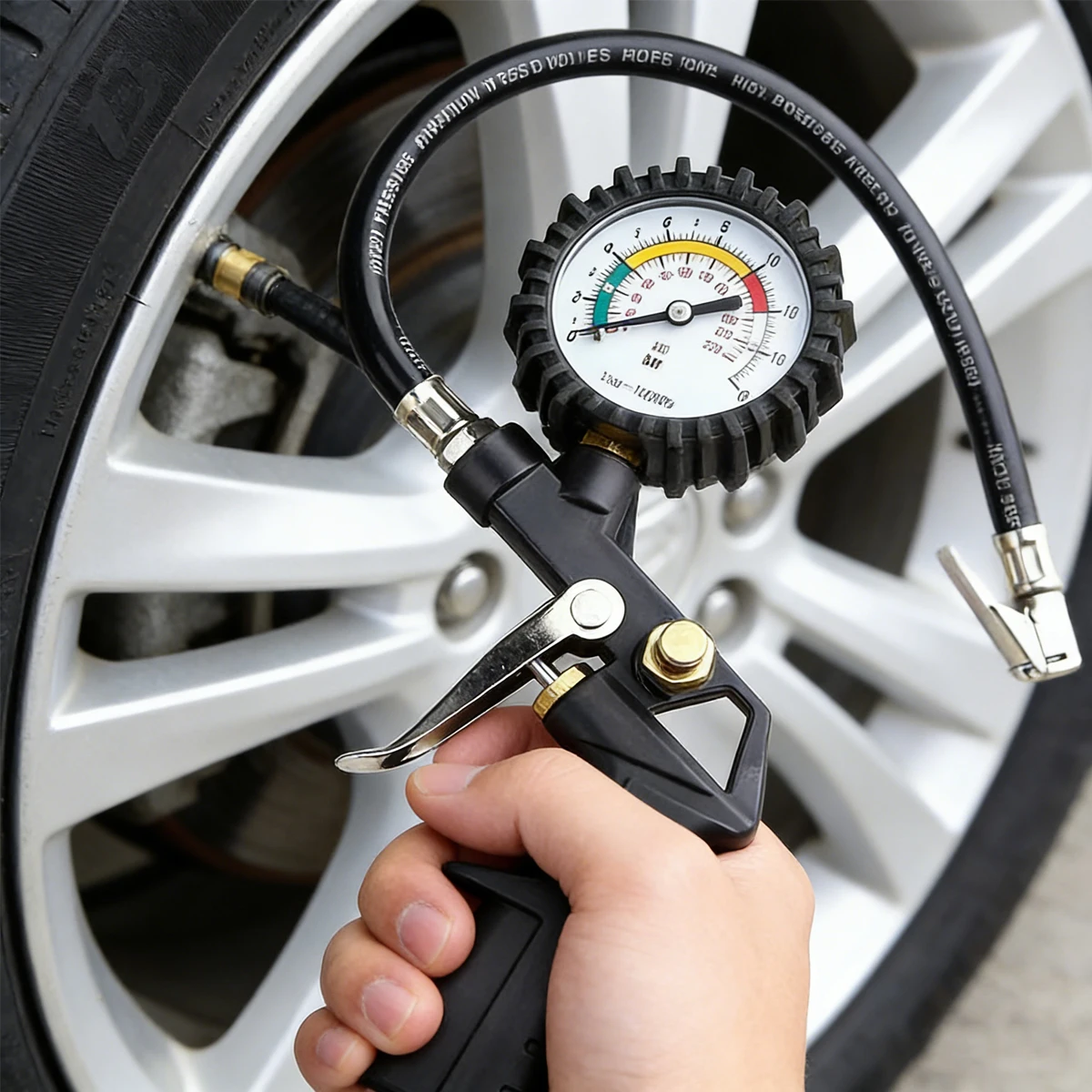 Digitaler Reifendruckprüfer für Autos - Werkstattwerkzeug – Bild 5
