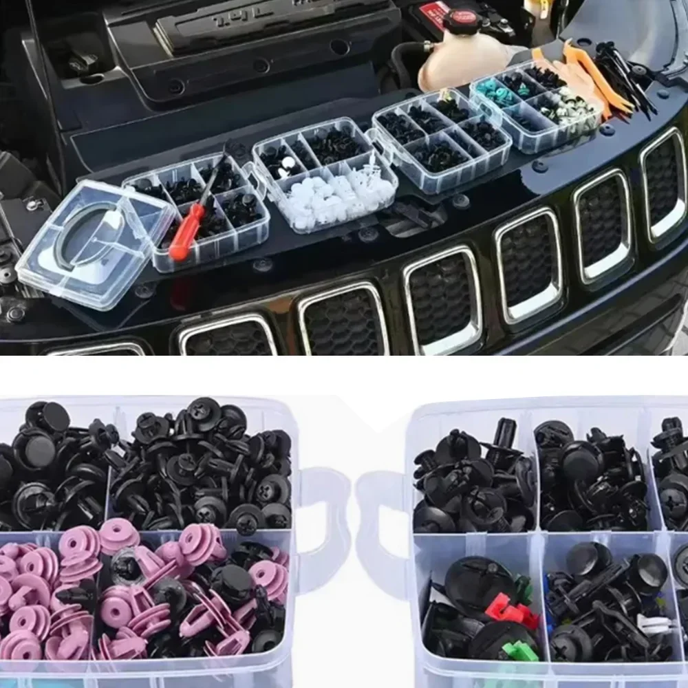 Auto-Befestigungsclips, Auto-Stoßstangen-Halteklammern, Push-Niete – Bild 6