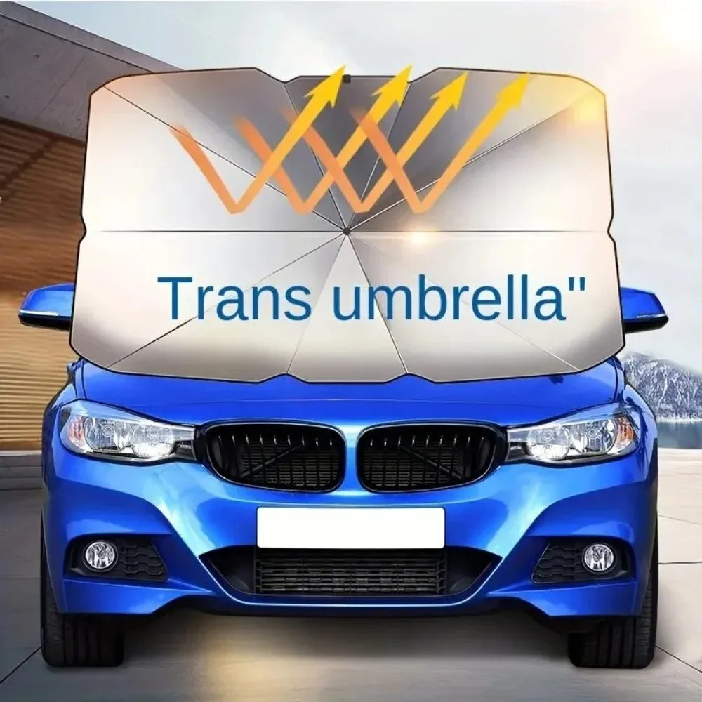 Auto Frontscheibe Sonnenschirm Regenschirm Sommer Sonnenschutz – Bild 3