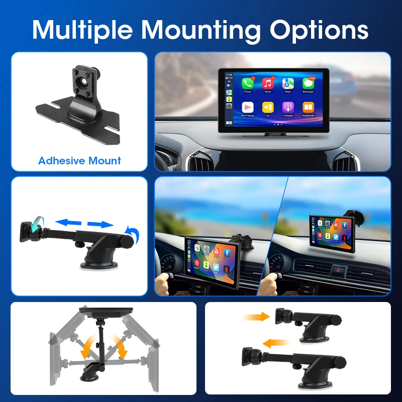 7/10 Zoll Carplay Car Smart Screen Multimedia-Videoplayer Drahtloses – Bild 5