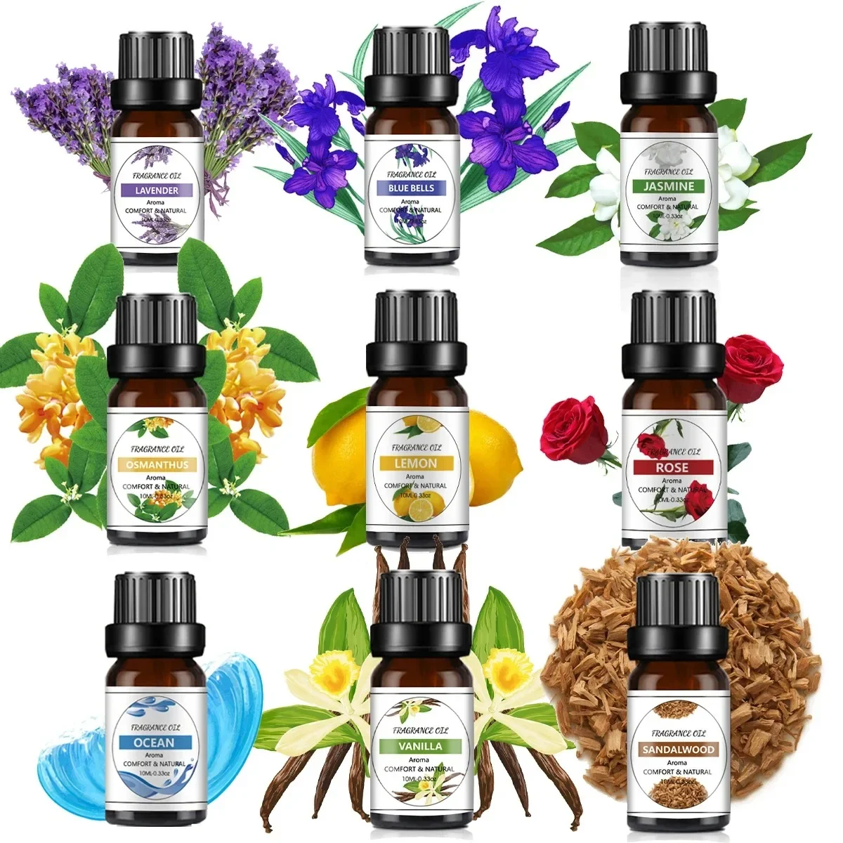 10 ml ätherisches Öl, Fruchtgeschmack, natürlicher – Bild 2