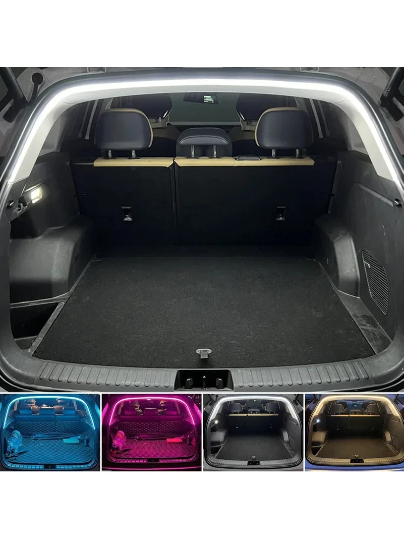 Auto-Kofferraumbeleuchtung mit hoher Helligkeit, Ambientebeleuchtung, Innendekoration, LED, kabellos