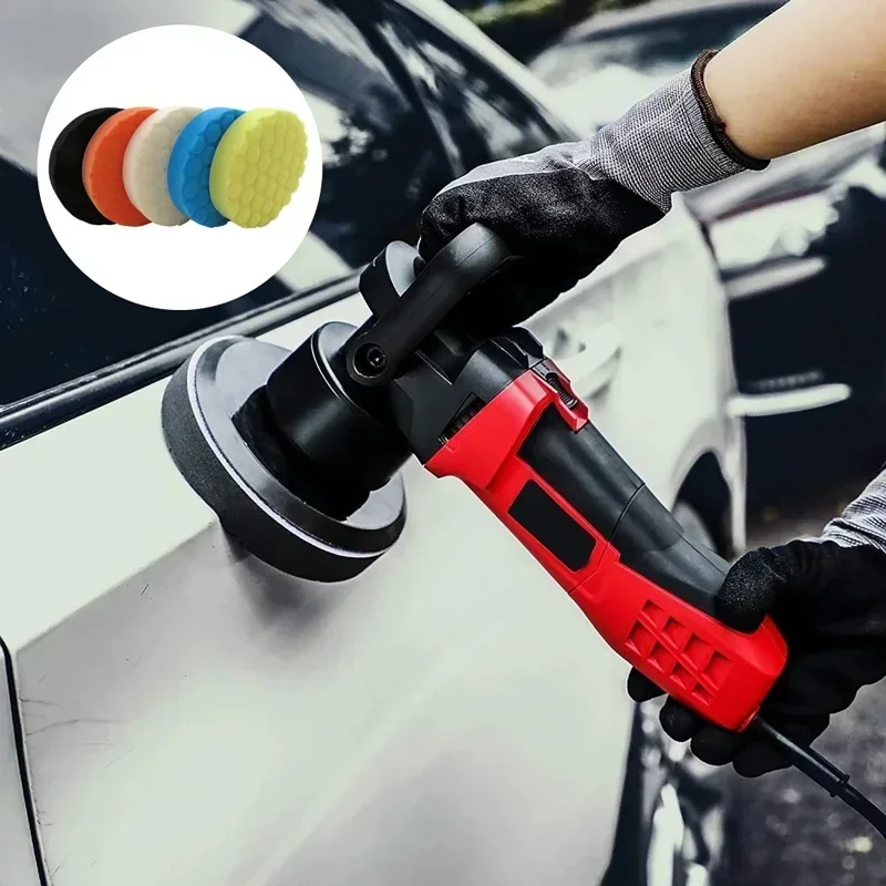 Auto-Detailing-Polierset: Selbstklebende Polierscheiben (5 Stück) – Bild 5