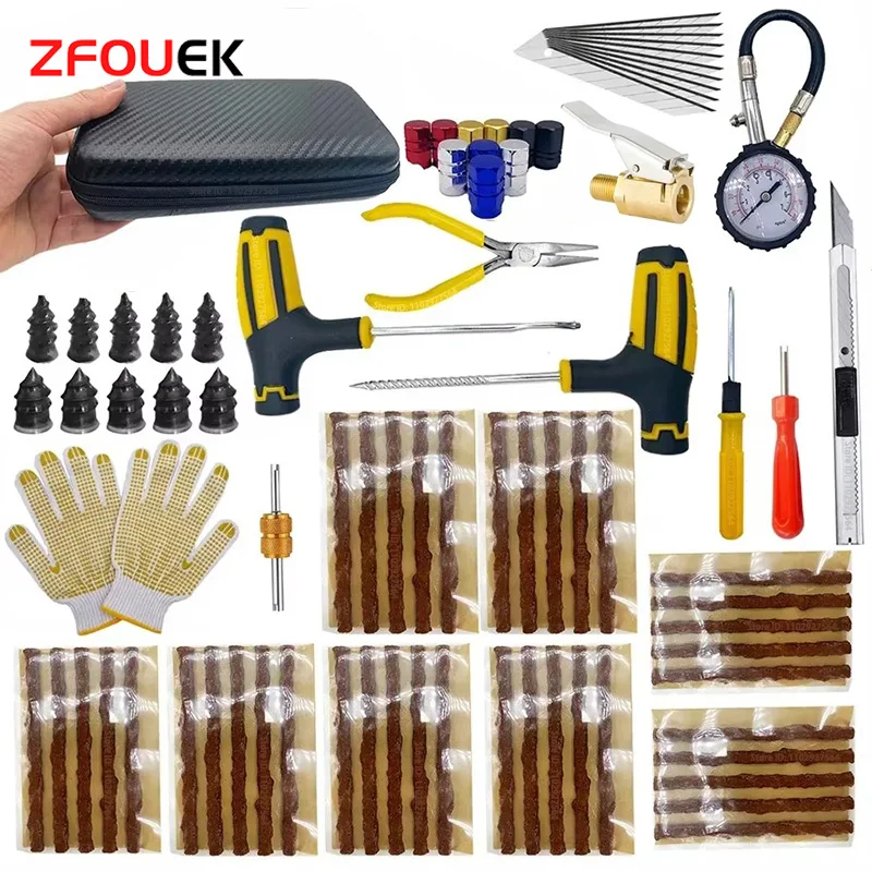 ZFOUEK Auto Reifen Reparatur Kit Punktion Stecker Werkzeuge Reifen Punktion Notfall für Universal Reifen