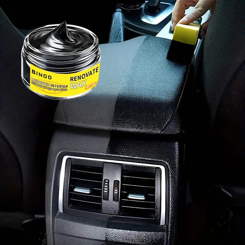 Schwarze Universal-Autowachspaste: Armaturenbrett-Nano-Kristallbeschic – Bild 4
