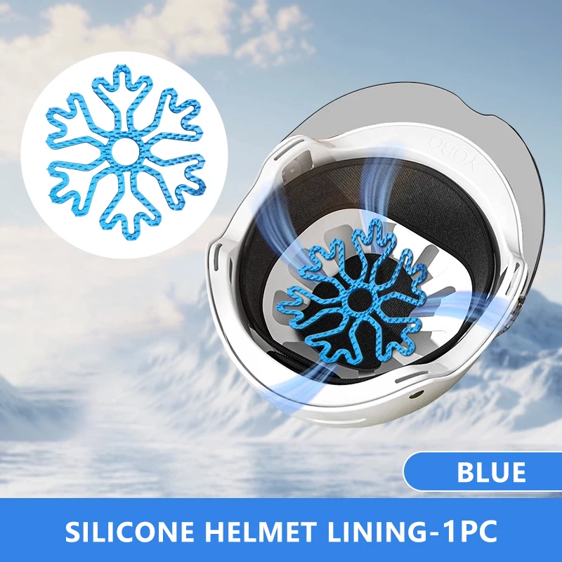 Motorradhelm-Innenfutter, flexibles Gummi-Helm-Innenpolster, Helm-Innenfutter, Schutzpolster