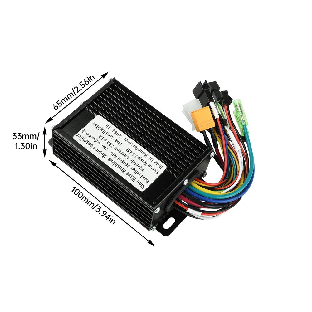 36V 48V 20A 350W-500W Sinuswellen-Bürstenloser Motorcontroller – Bild 6