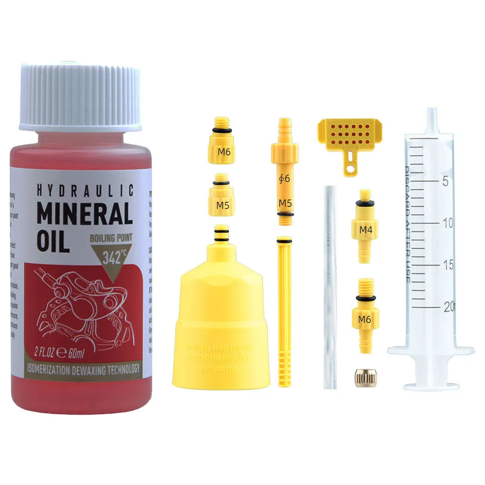 Hochleistungs-Mineralöl für Fahrradbremsen - 60 ml/2 oz - ideal für hydraulische Bremssysteme von Shimano