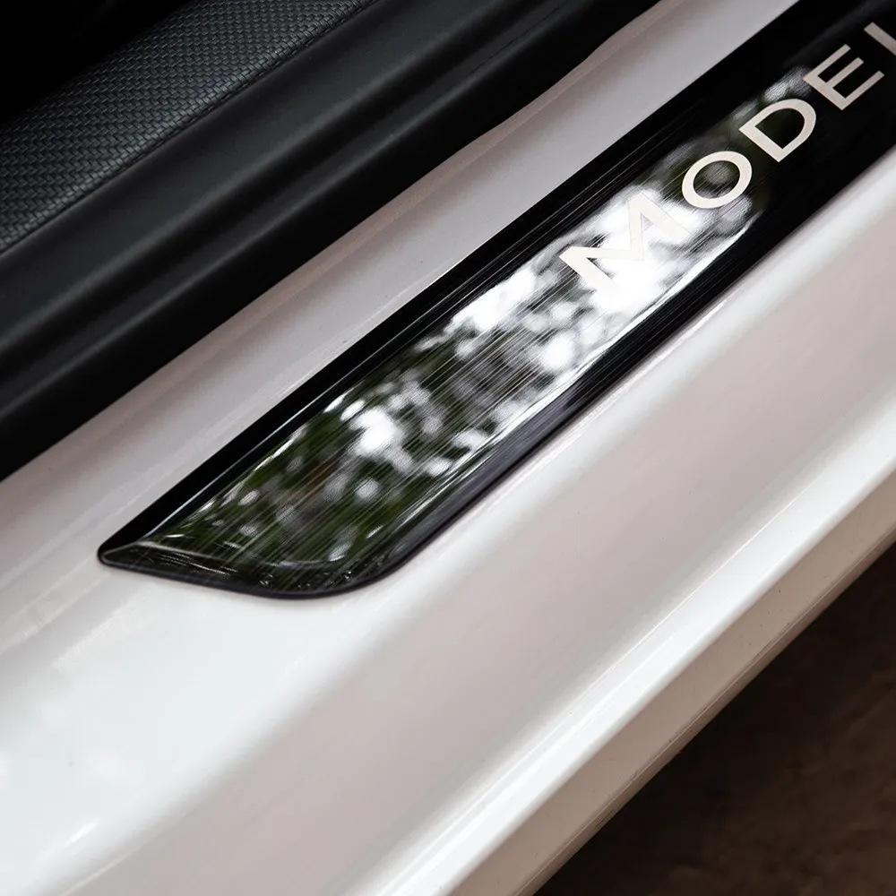 Pedal Schutz Streifen Für Tesla Modell Y 3 2017-2023 Zubehör Nerf Bars – Bild 6