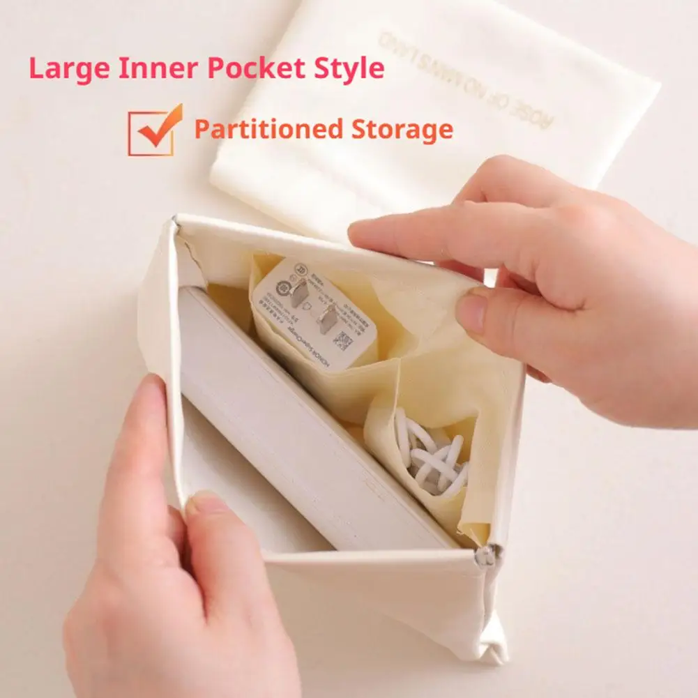 Automatische geschlossene Geldbörse Tasche Mini PU separate Kopfhörer – Bild 5