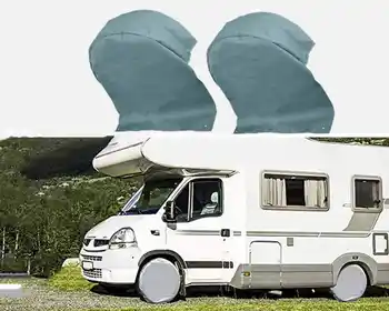 Wohnwagen-Radabdeckung, Reifenabdeckung für Wohnwagen, Wohnmobil, Anhänger, Camping, 65 cm/78 cm (2 Stück)