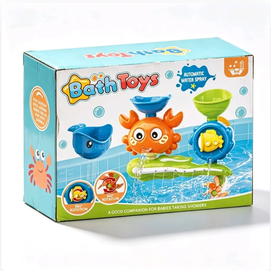 Wandmontiertes Wasserdrehspiel-Set mit Mehrfachsprühfunktion – Bild 5