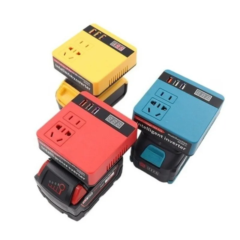 220V 120W USB-Powerbank für Makita, Milwaukee, DeWalt und Dayi 18V – Bild 2