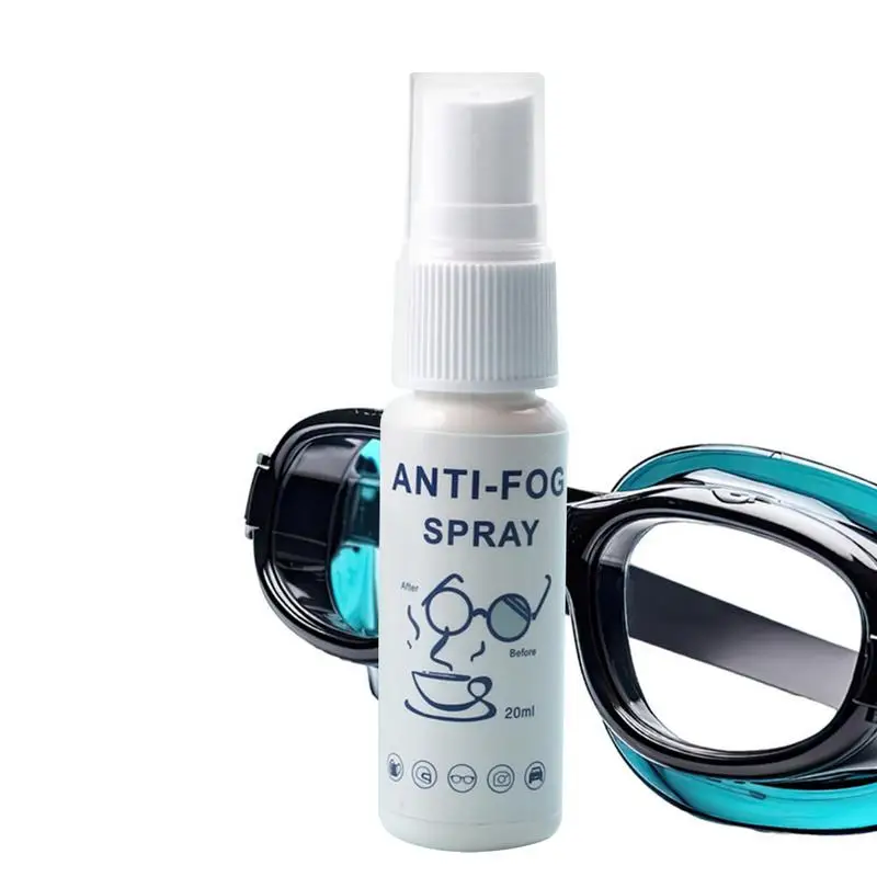 20 ml Anti-Beschlag-Spray für Brillen, Windschutzscheiben-Defogger, Brillenlinse, Glasreiniger