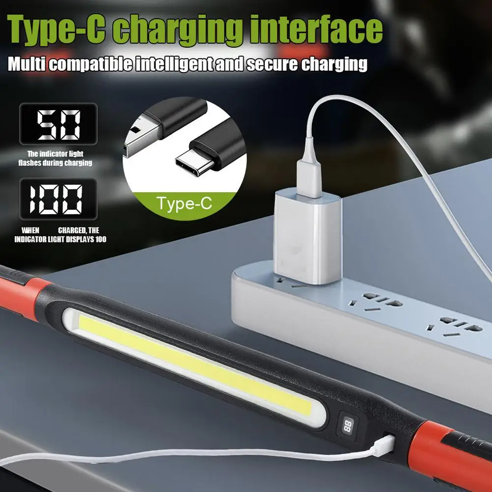 LED-Arbeitsleuchte für Mechaniker, Wiederaufladbar, Hohe Lumenleistung – Bild 4