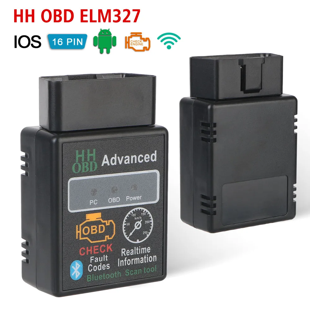ELM327 OBD2 Interface Adapter Code Reader Auto Diagnose Werkzeug Auto Diagnose Scanner Bluetooth V2.1Detector