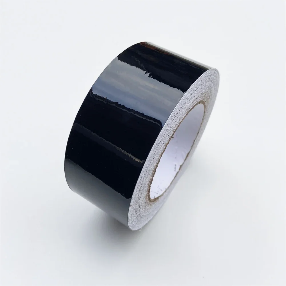 Glänzende schwarze Vinyl Wrap Strip Tape Car Wrap Folie für Fensterverkleidung, Türschutzfolie