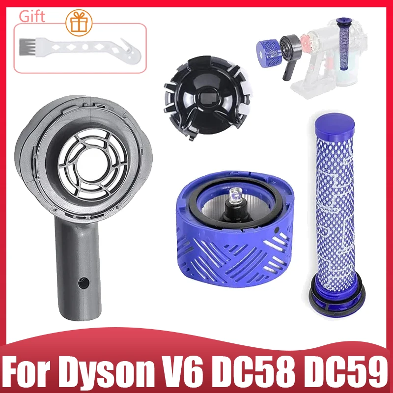 Dyson V6 DC58 DC59 DC72 DC61 DC74 Staubsauger Ersatzteil, Motor Hintere Abdeckung HEPA-Filter Ersatzteile