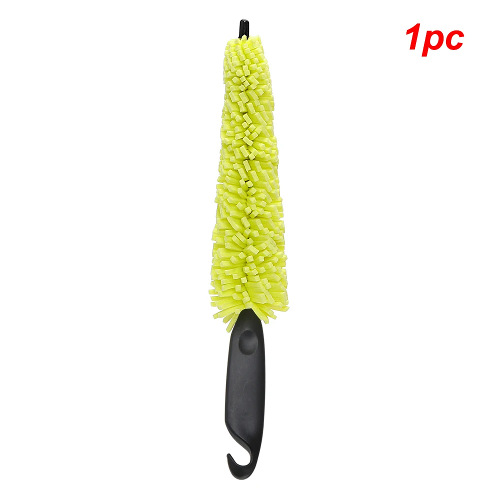 29 cm Schwamm Pinsel Motorrad Felgen Waschmaschine Auto Radkappen Waschen Auto Reinigung Werkzeug Mit Griff
