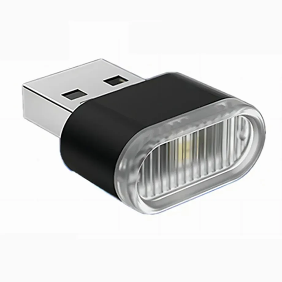 Auto Mini USB LED Atmosphäre Lichter Auto Innen Neon Dekorative Lampe – Bild 5