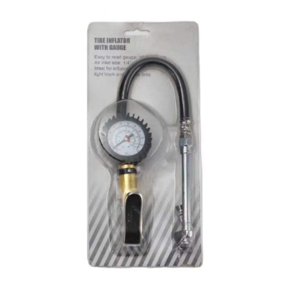 Reifenfüller mit Manometer, tragbare Luftpumpe für Auto, LKW, SUV – Bild 4