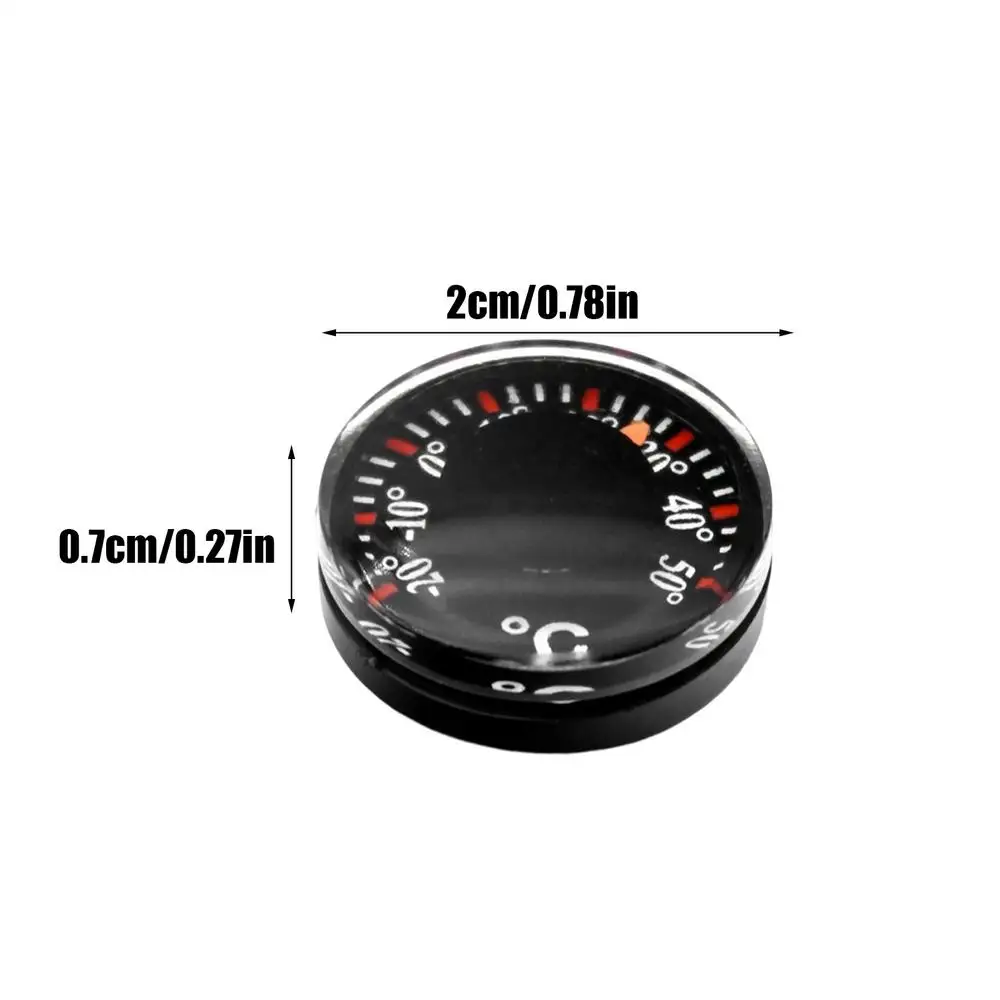 Mini-Auto-Thermometer, batterielos, Armaturenbrett-Thermometer, einfache Aufklebermontage, keine Batterie