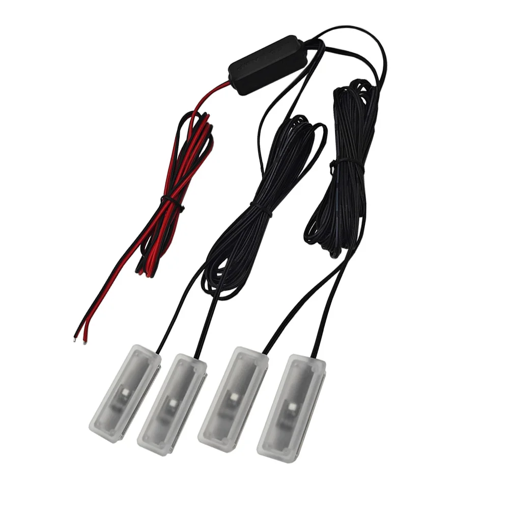 1-4 LED Ambientebeleuchtung, Auto-Innenraumbeleuchtung, Anschluss – Bild 5
