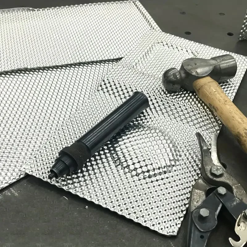 Auto Geprägte Aluminium Hitzeschild 300x500mm Turbo Verteiler-Auspuff – Bild 4
