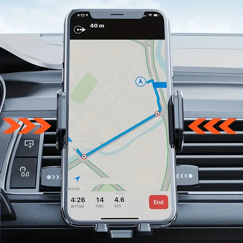 Faltbare, drehbare Handyhalterung für Auto-Lüftungsgitter – Bild 3