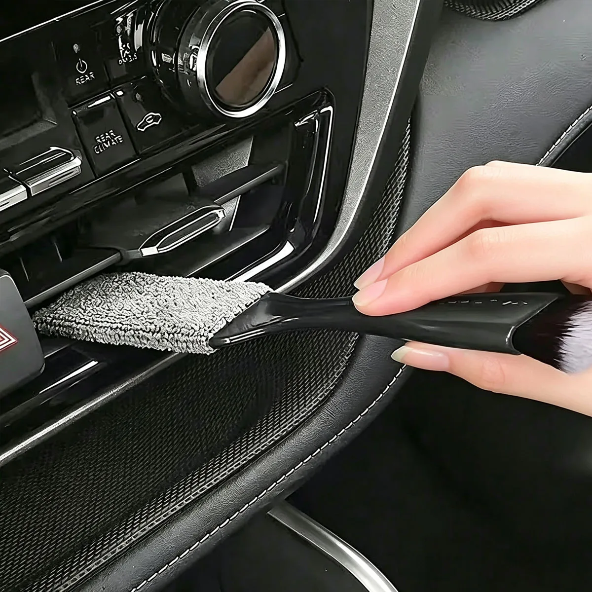 Auto-Doppelkopf-Reinigungsbürste 2-in-1 Staubwedel – Bild 6