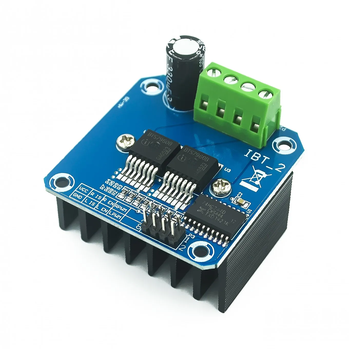 Doppel BTS7960 43A H-bridge High-power Motor Treiber modul/smart auto
