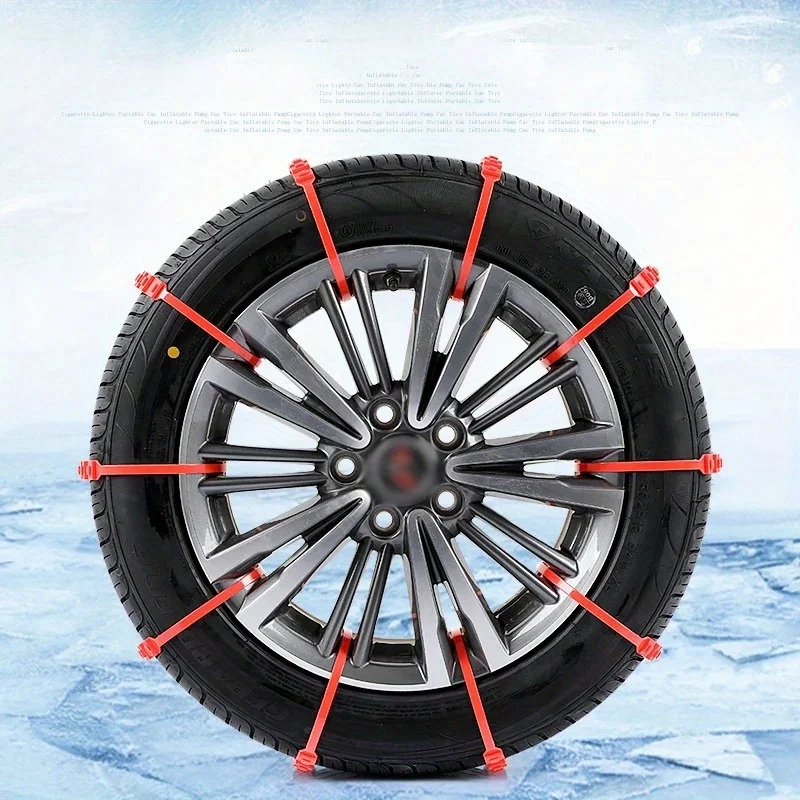 Anti-Rutsch-Schneeketten für Auto-Winterreifen (10 Stück) – Bild 6