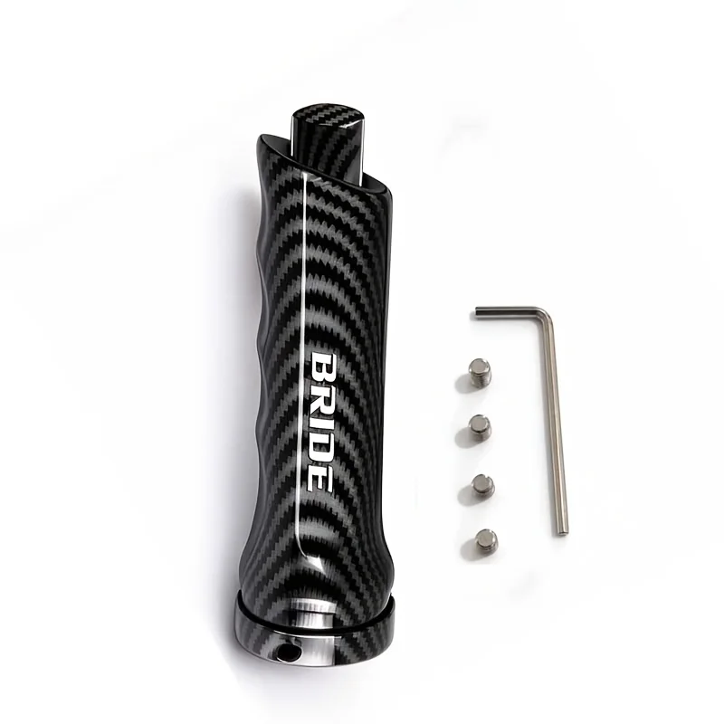 Modifizierter Handbremshebel aus Aluminiumlegierung für Autos, universelle Handbremshebelabdeckung