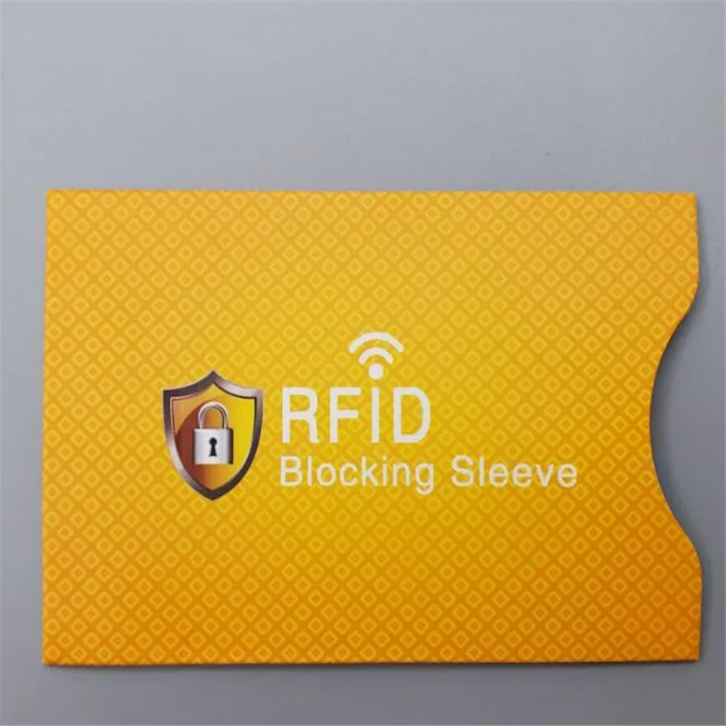 Anti Diebstahl für RFID Kreditkarte Schutz Blockieren (5 Stück) – Bild 5