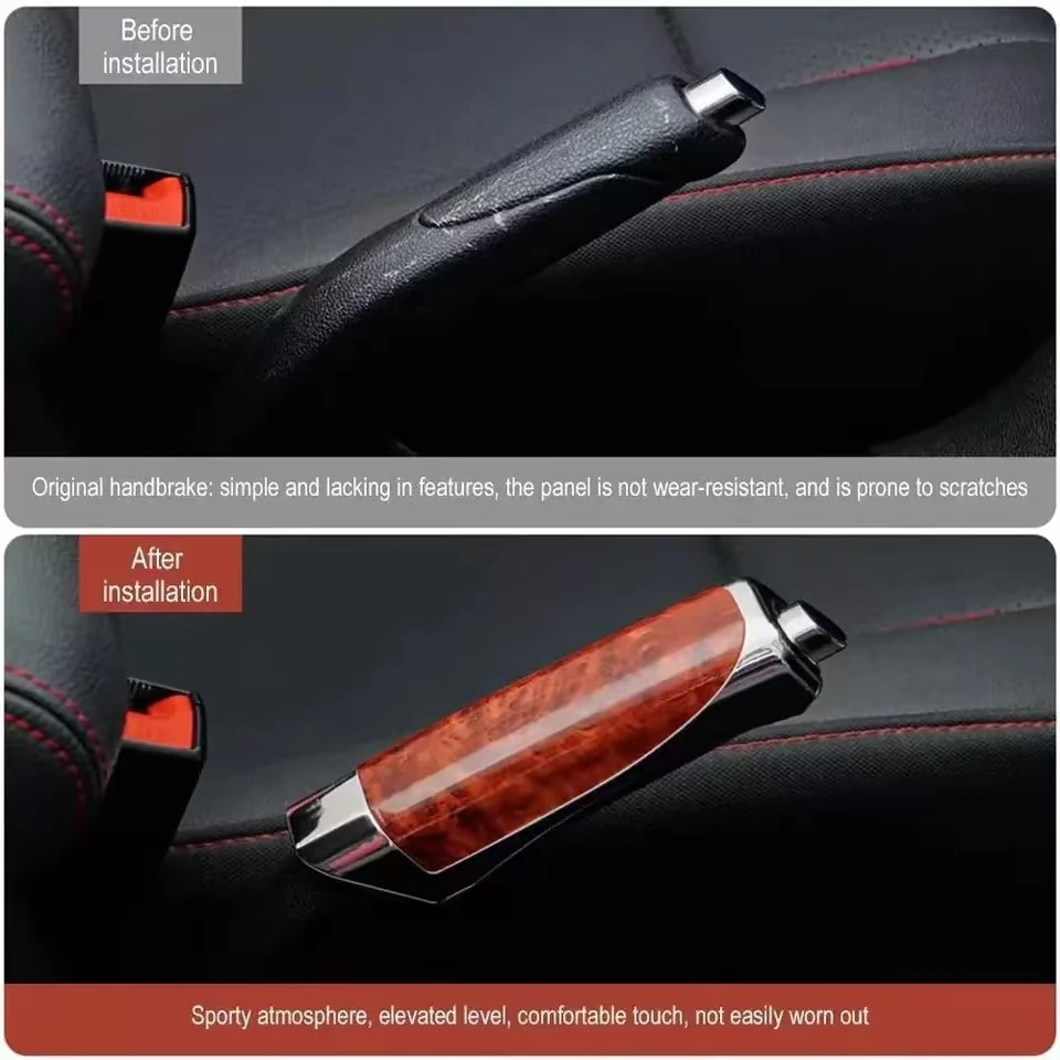 Universal Auto Handbremse Griffe Hand Bremse Abdeckung Schutz – Bild 2