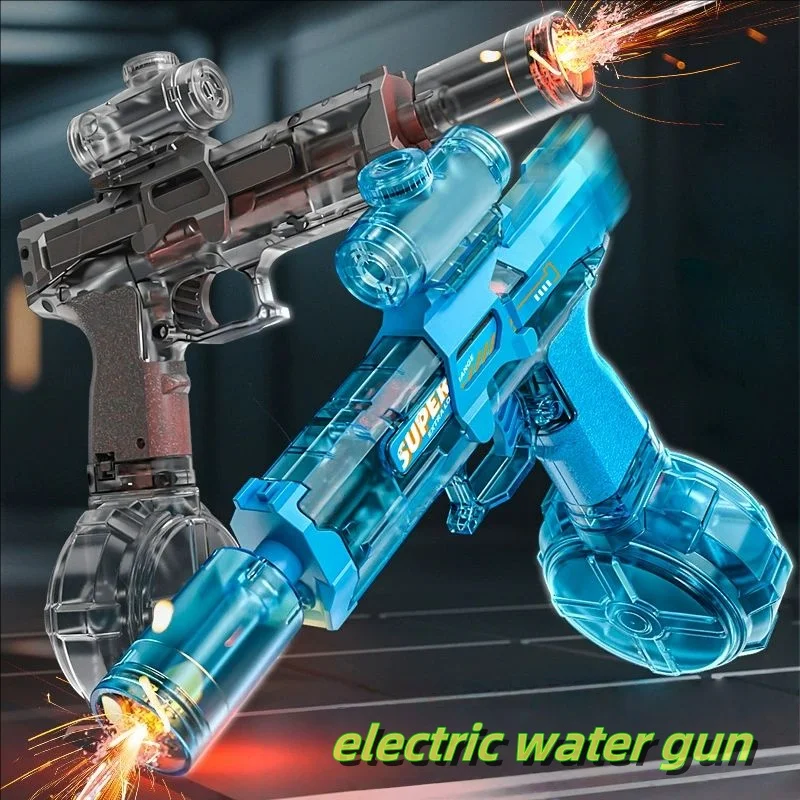 Firelight Elektrische Automatische Wasserpistole - Integrierte Verbundene Rückstoß- & Pulslicht-Effekte