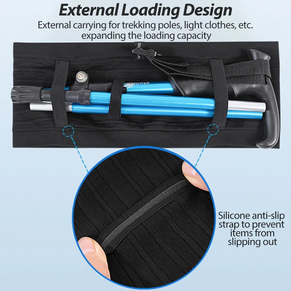 NEWBOLER Elastische Sport-Hüfttasche für Laufen, Rennen – Bild 6