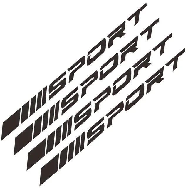 Mode 4pc Auto Aufkleber Räder Felgen Sport Racing DIY Streifen Dekorative Aufkleber Emblem Auto Styling Auto