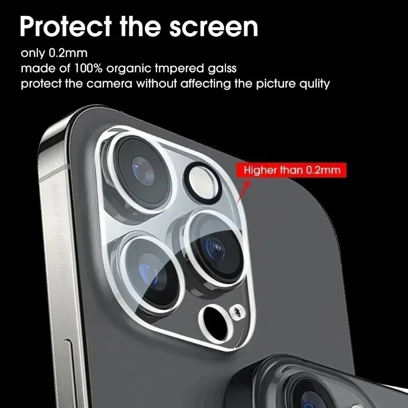 Kamera Objektiv Schutz Glas Für iPhone 15 11 12 14 Pro Max (5 Stück) – Bild 5