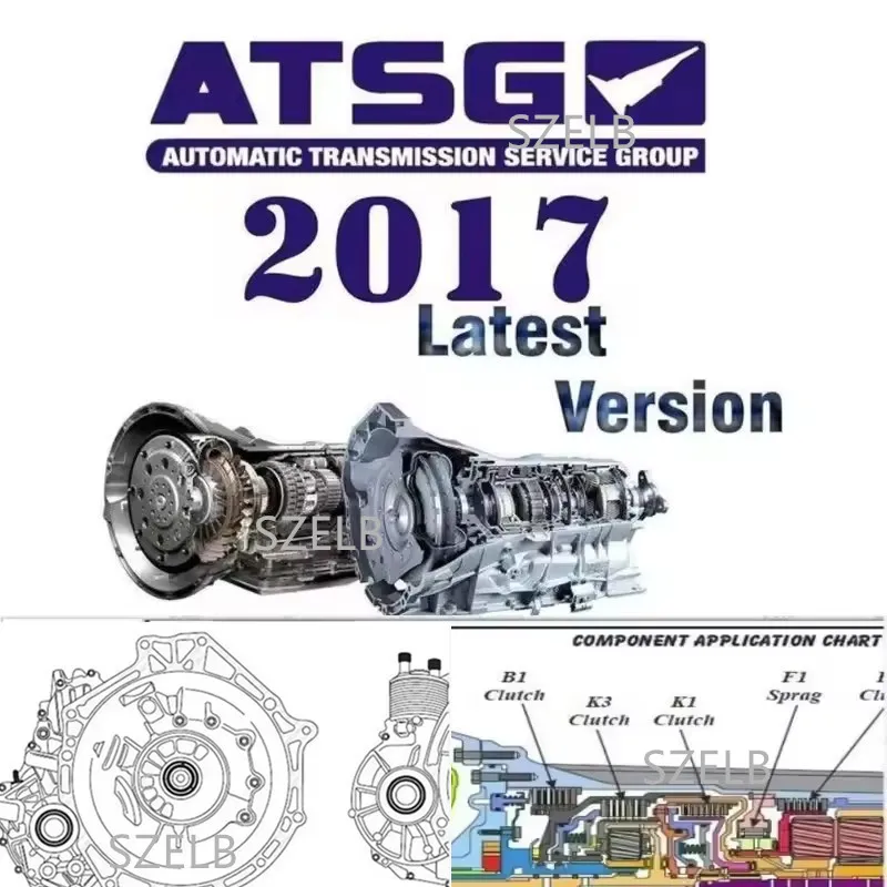 ATSG 2017 Auto-Reparatursoftware ATSG Automatic Transmissions Service Group Reparaturinformationen ATSG
