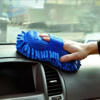 Auto-Waschschwamm aus Mikrofaser-Chenille, Pflegebürste, Waschpad, Waschtuch, Auto-Handschuhe