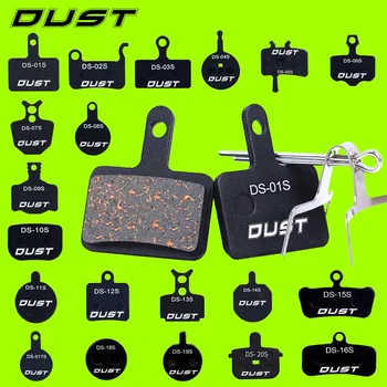 DUST 1 Set Halbmetallische Fahrrad-Hydraulikbremsbeläge MTB Mountainbike-Teile für SHIMANO XT XTR M315 SRAM