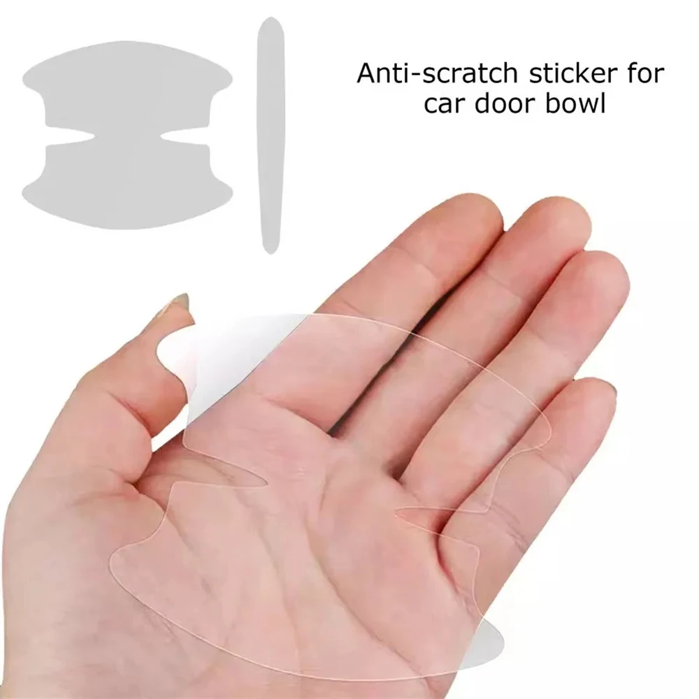 Universal Auto Türgriff Anti-scratch Schutz Aufkleber Klar Unsichtbare – Bild 3