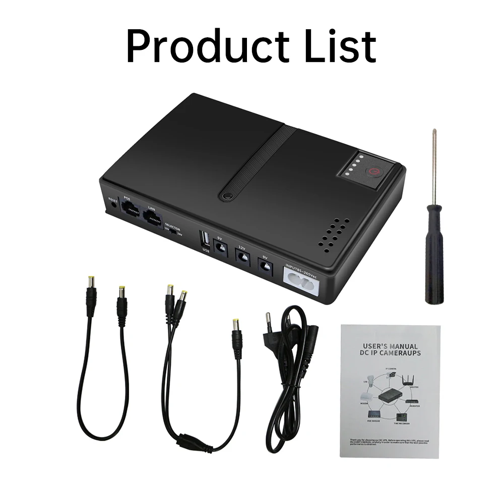 1018L DC USV Batterie-Backup 5V 9V 12V 2A 15V 24V Ausgang – Bild 4