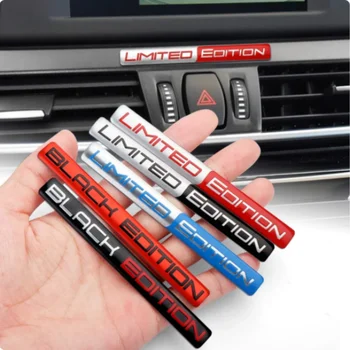 Autozubehör 3D Aluminium LIMITED EDITION Emblem Abzeichen Autoaufkleber Aufkleber für Audi Honda Opel Toyota