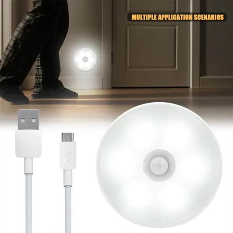 Motion Sensor LED Nachtlicht USB Aufladbare Nacht Lampe Für Küche – Bild 5